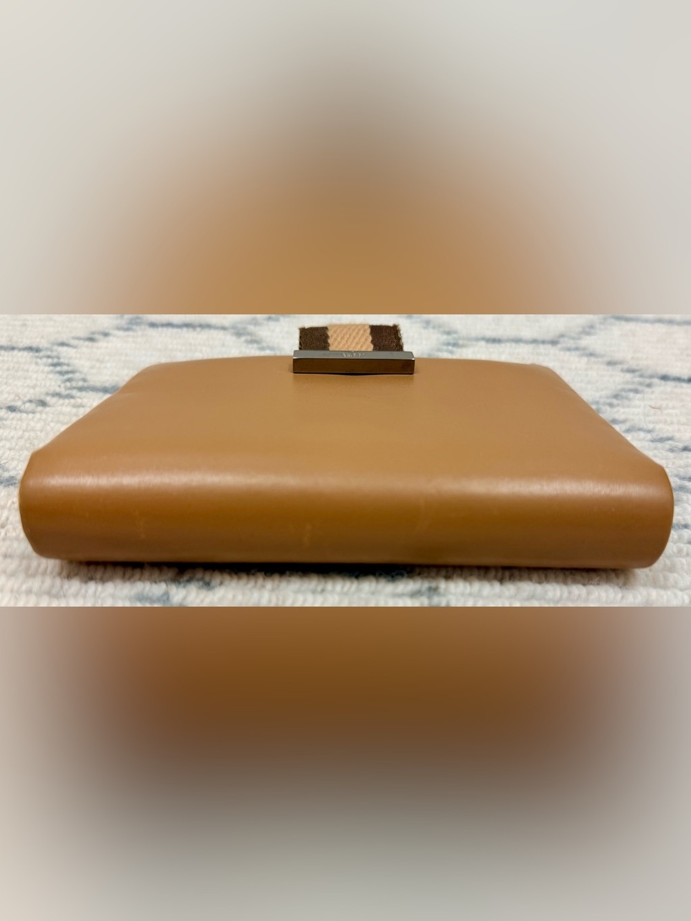 GUCCI Vintage Y2K Rare Unisex Camel Brown Leather 2-Way 6-Ring Agenda Planner - Picture 12 of 16